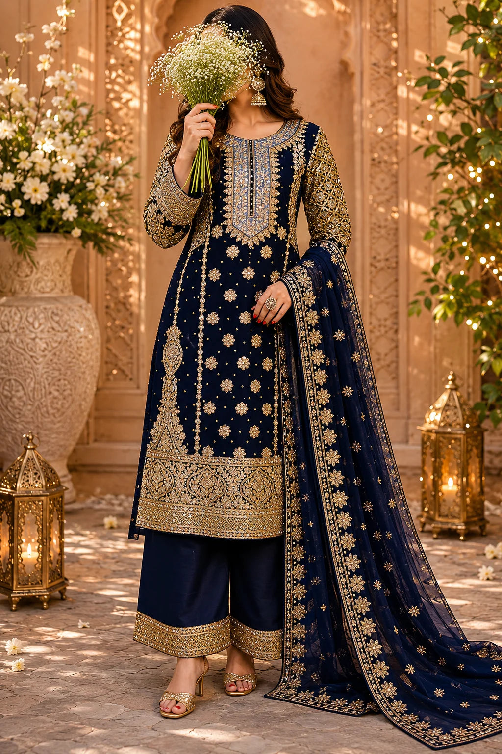 Areesh - Navy Blue