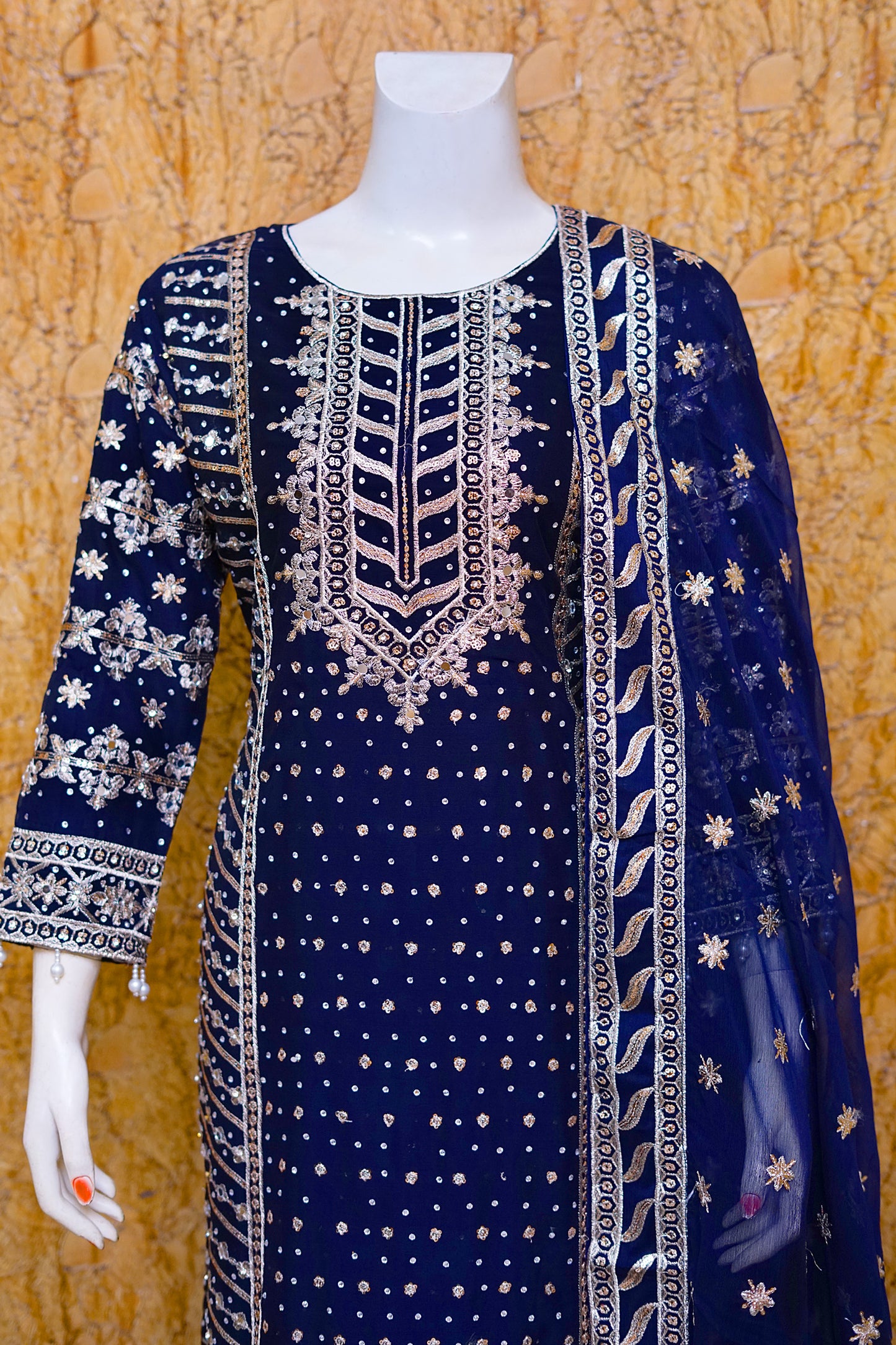 Aamna - Navy Blue