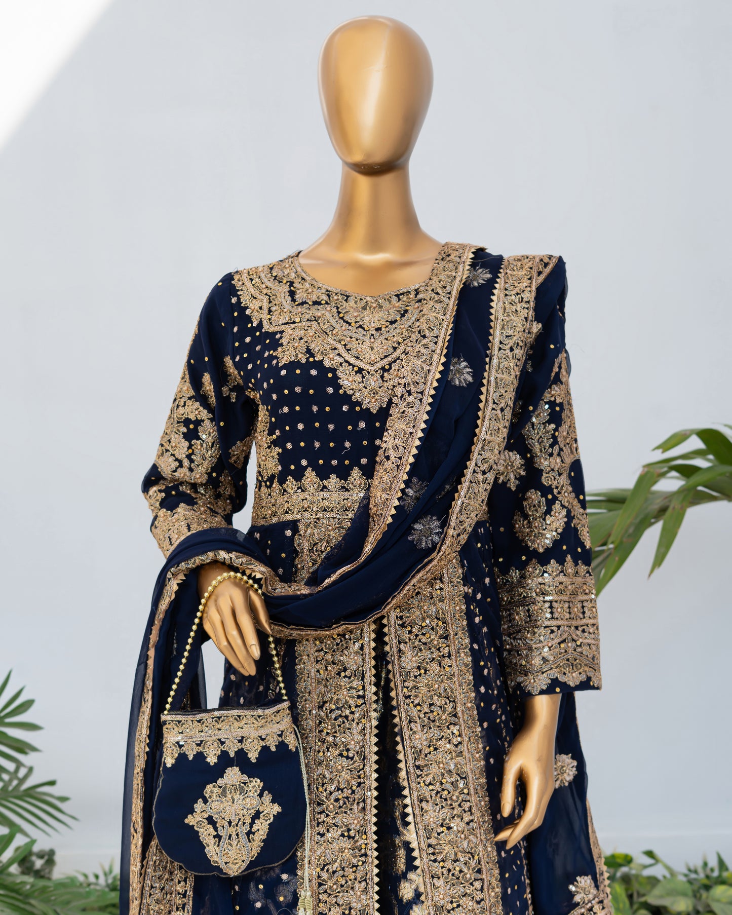 Muneeha - Navy Blue