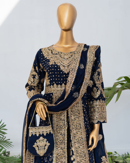 Muneeha - Navy Blue