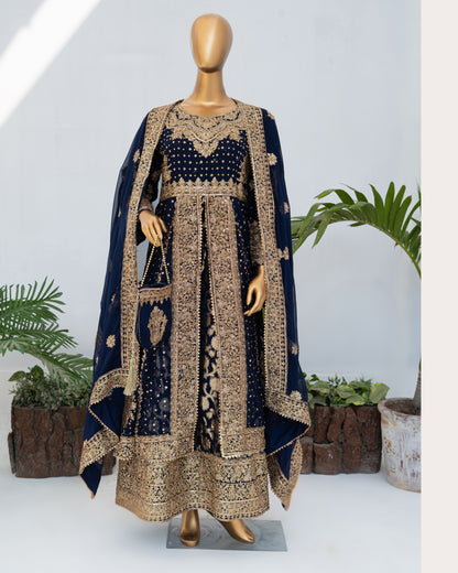 Muneeha - Navy Blue
