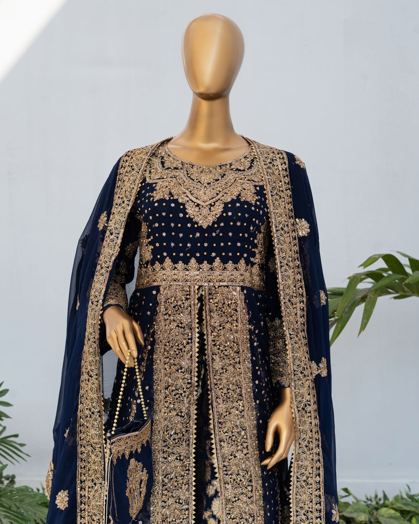 Muneeha - Navy Blue