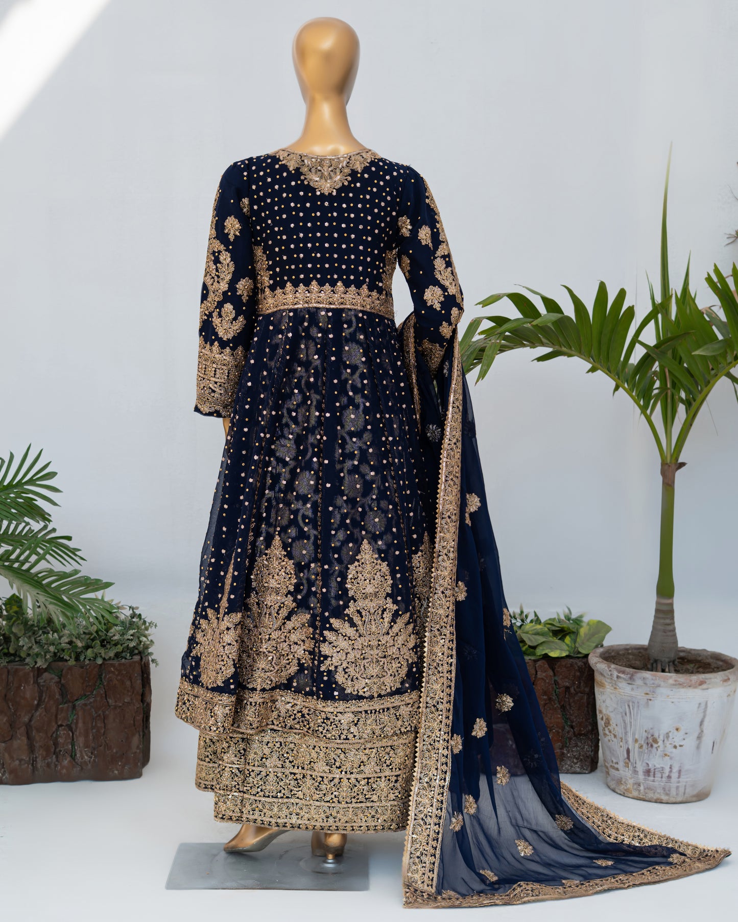 Muneeha - Navy Blue