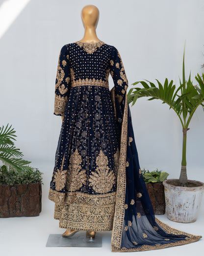 Muneeha - Navy Blue