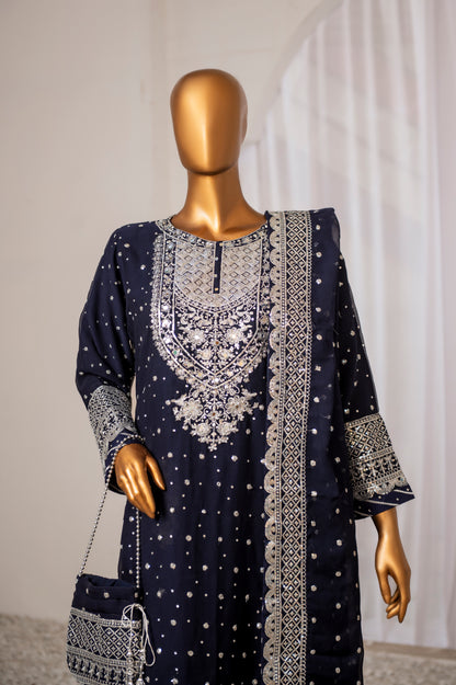 Mah-Jabeen - Navy Blue