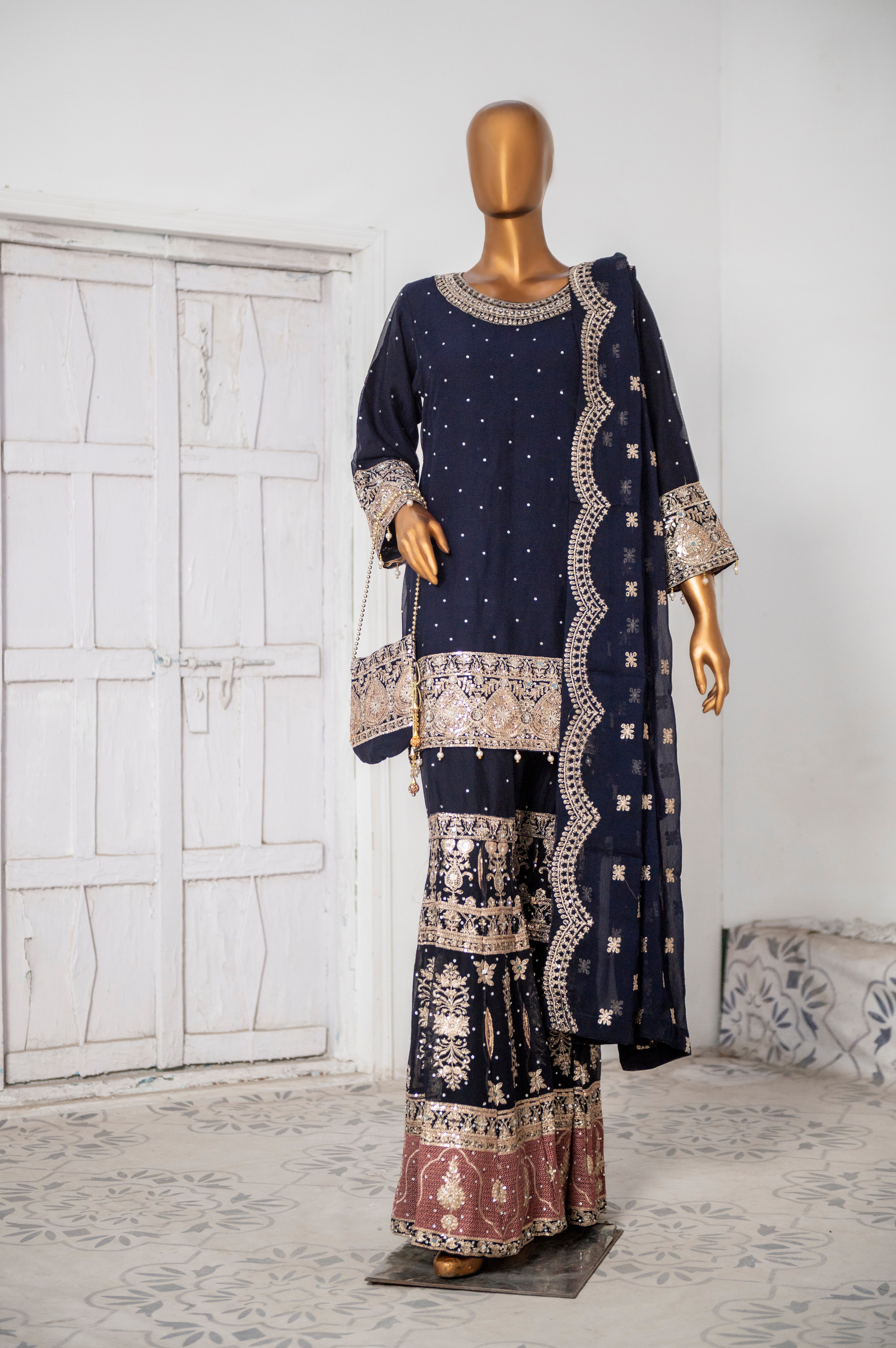 Haniya - Navy Blue