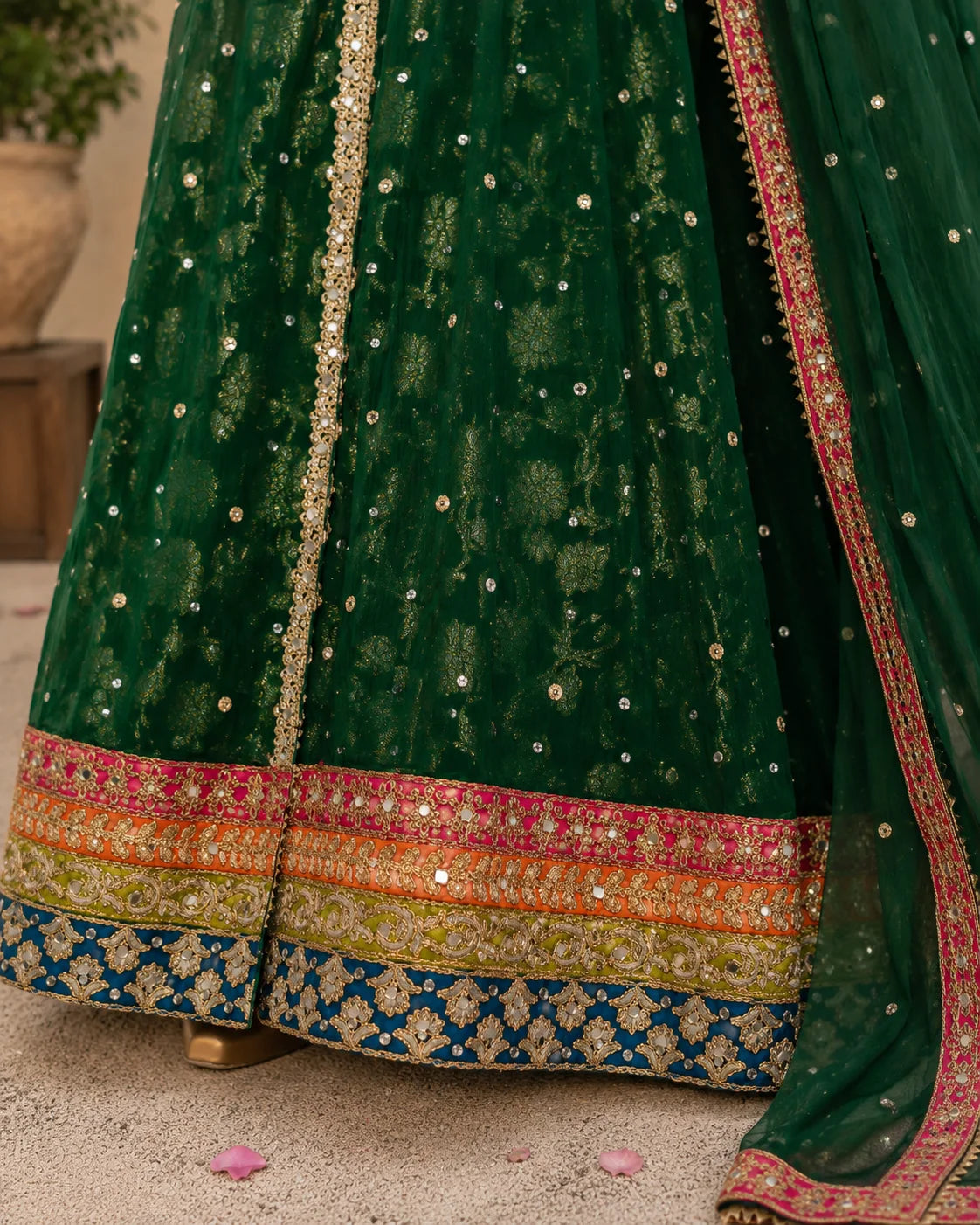 Sumaira - Bottle Green